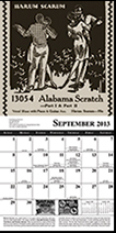 Tefteller 2011 Blues Calendar sample month